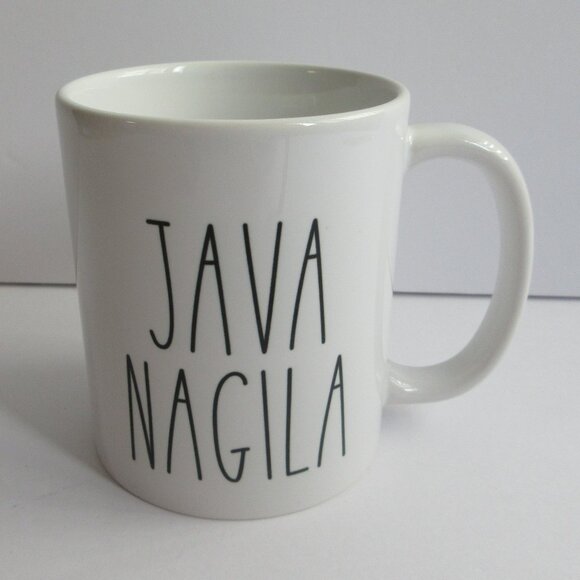 Orca Coatings Other - "Java Nagila" Orca Coatings 12 oz White Coffee Mug Judaica Farmhouse Style NEW